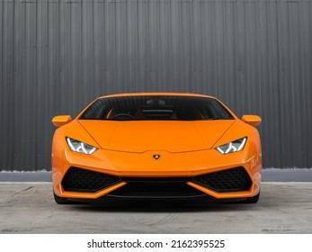 Kuala LumpurMalaysia - May 31 2022 Lamborghini Huracan Orange