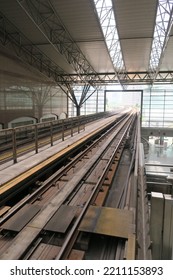 Kuala Lumpur.malaysia.07.10.2022. The LRT Kelana Jaya Line Is A Medium Capacity Light Rapid Transit Line And The First Fully Automated And Driverless Rail System In The Klang Valley, Malaysia.