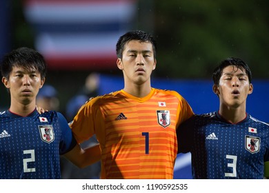 Kuala Lumpur-Malaysia-20sep2018:Taiki Yamada #1 Player Of Japan In Action During Afc U-16 Championship 2018 Between Japan Against Thailand At Um Arena Stadium