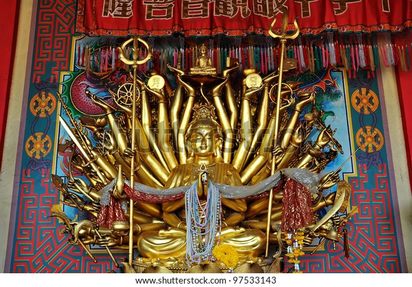 Kuan Yin Image Buddha Thousand Hands Stock Photo Edit Now