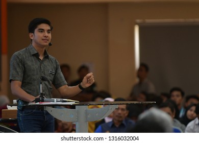 KUANTAN, MALAYSIA - 18TH FEBRUARY 2019 : Youth And Sports Minister Of Malaysia Syed Saddiq Abdul Rahman Giving Speech.