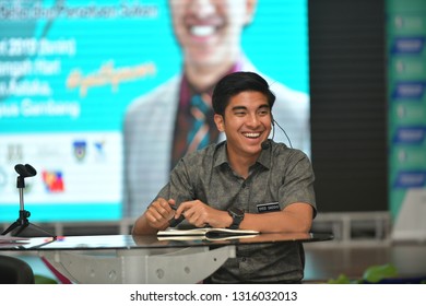 KUANTAN, MALAYSIA - 18TH FEBRUARY 2019 : Youth And Sports Minister Of Malaysia Syed Saddiq Abdul Rahman Giving Speech.