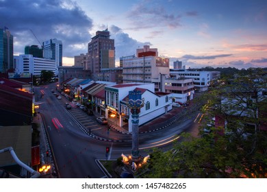 Kuching Town During Sunset, Kuching, Sarawak, Malaysia. June 2nd 2016.