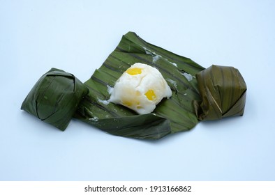 Kue Kochi Or Koci Is A Maritime Southeast Asian Dumpling Found In Javanese,Malay And Peranakan Cuisine,made From Glutinous Rice Flour,and Stuffed With Coconut Fillings With Palm Sugar.Selective Focus