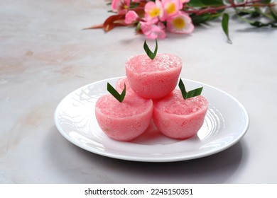 Kue mangkok or kue apem.steamed cupcakes or Fa Gao are special cakes during Chinese New Year celebrations. Fa Gao is believed to be a fortune cake.