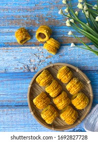 Kuih Tart Or Pineapples Tart , A Popular Snack During Hari Raya Aidilfitri In Malaysia On The Table 