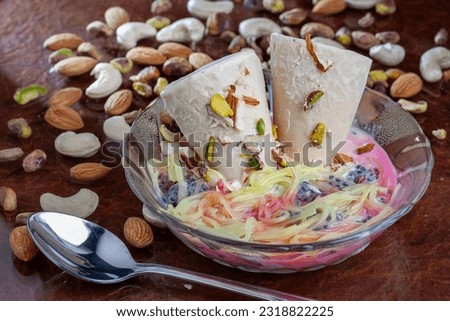 kulfi falooda Ice cream  with dry fruits