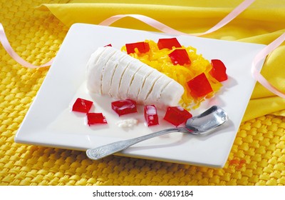 Kulfi Faluda In Plate