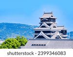 Kumamoto castle in Kumamoto city