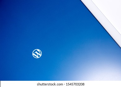 Kumamoto, Japan - Oct 20 2019 :
The image of WordPress, that is used by more than 60 million website around the world, on tablet. WordPress is a content management system (CMS) based on PHP and MySQL.