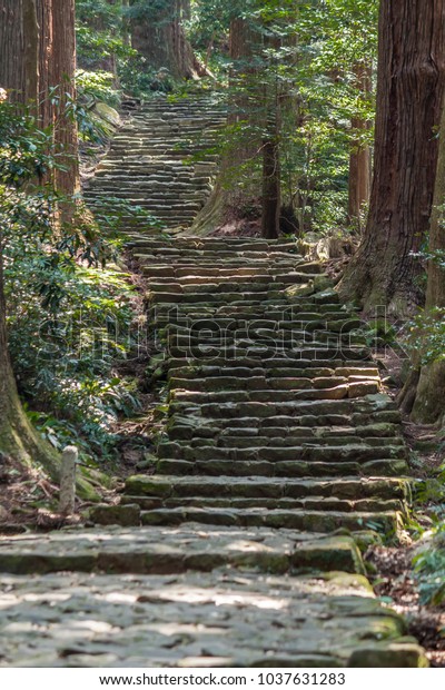 Kumano Kodo Daimonzaka Slope Near Kumano Stock Photo Edit Now