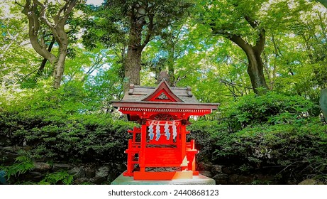 Kumano Shrine is a shrine located in Nishi-Shinjuku 2-chome, Shinjuku-ku, Tokyo, Japan.
A corner of Shinjuku Central Park, an area of skyscrapers including the Tokyo Metropolitan Government Building.