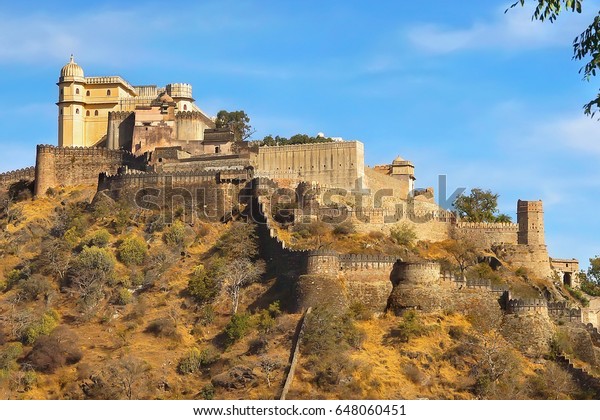 Kumbhalgarh Fort Old Mewar Fortress 17 Stock Photo (Edit Now) 648060451