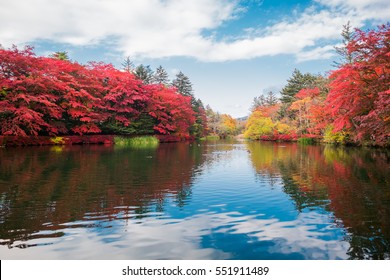 Kumobaike Lake Japan Karuizawab Stock Photo 551911792 | Shutterstock