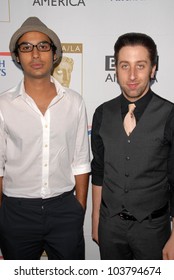 Kunal Nayyar And Simon Helberg  At The 7th Annual BAFTA-LA TV Tea Party. Intercontinental Hotel, Century City, CA. 09-19-09