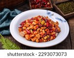 Kung Pao Chicken is a famous dish in sichuan, China.