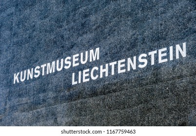 Kunstmuseum Museum Of Art, Vaduz, Principality Of Liechtenstein, Europe, 18. July 2016