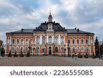 kuopio, finland, Kuopio city town hall building near market square. Neo renaissance architecture. Finland Europe