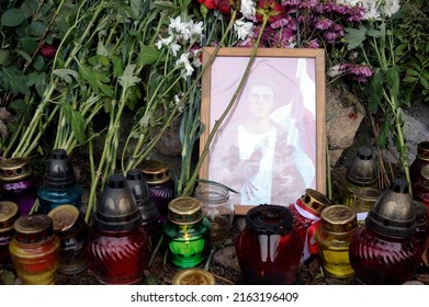 Kurapaty - Memorial To The Victims Of Stalinism. The Memory Of Roman Bondarenko, Who Was Killed In 2020.