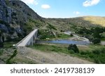 Kurt Bridge, located in Havza, Samsun, Turkey, was built in the 14th century. It is 95 meters long.