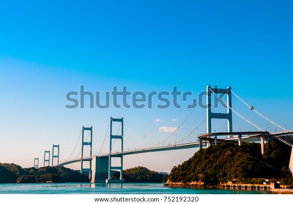 Kurushima Kaikyo Bridge Cross Over Seto Stock Photo Edit Now