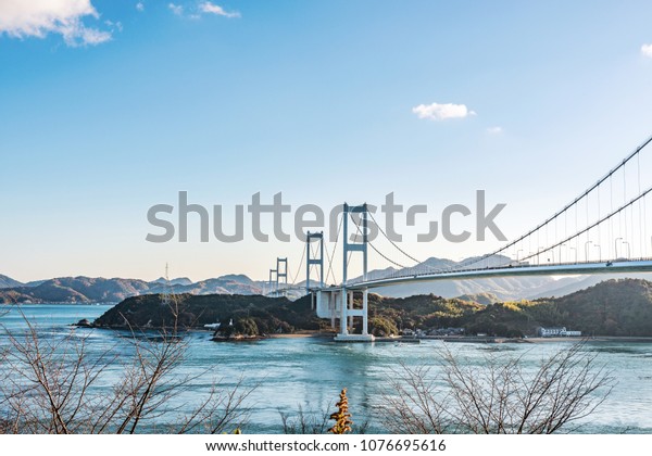 Kurushima Kaikyo Bridge Ehime Japan Stock Photo Edit Now