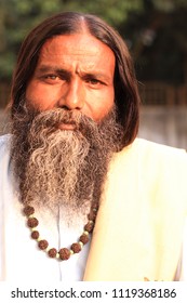 Kushtia, Bangladesh - 01 28 2012: A portrait of a mystic singer poet