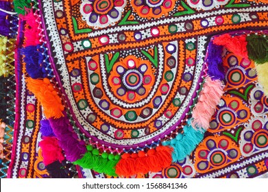  Kutch (ahir) Handwork Embroidery  ,asian Embroidery Process Complete And Watching,embroidery And Application With Mirrored Embroidery