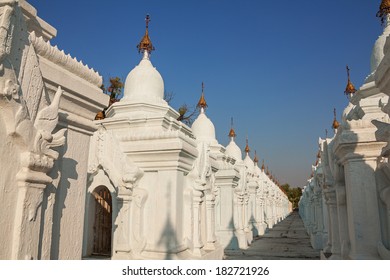 Kuthodaw Pagoda is the World's Biggest Book (Stone Library). Mandalay, Myanmar. 
Canon 5D Mk II.