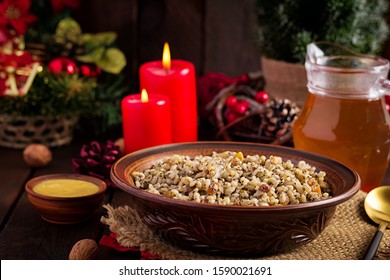 Kutya Christmas Porridge Made Wheat Grains Stock Photo 1590021691 ...