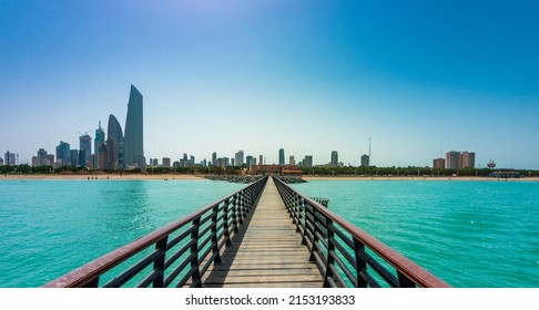 Kuwait City, Kuwait, May 03, 2022, Pier On Arabian Gulf Street.