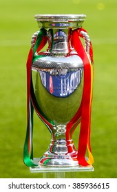 Kyiv, July 1, 2012 - Henri Delaunay Trophy Before The Final Match Of Euro 2012 