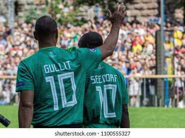 Kyiv, Ukraine - 25, May 2018: Ruud Gullit And Clarence Seedorf During The Ultimate Champions Tournament