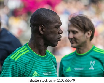 Kyiv, Ukraine - 25, May 2018: Clarence Seedorf In Action During Ultimate Champions Tournament At Champions Festival