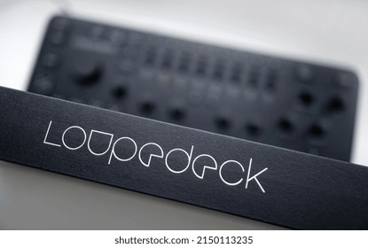 Kyiv, Ukraine - 28 December 2021: Loupedeck Photo Editing Console And Lightroom Keyboard For Adobe Lightroom