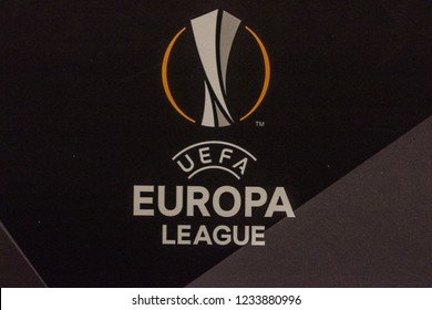 Kyiv, Ukraine - 8 November, 2018:  Official UEFA Europa League Logo