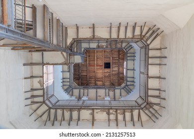 KYIV, UKRAINE, AUGUST 29, 2019: Interior Of Bell Tower Of Saint Sophia Cathedral In Kyiv, Ukraine