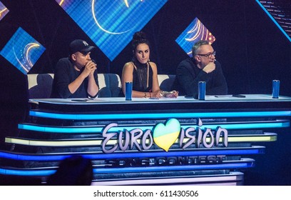 KYIV, UKRAINE - FEBRUARY 21, 2017: Jamala - Member Of The Jury Of The National Selection Eurovision-2017