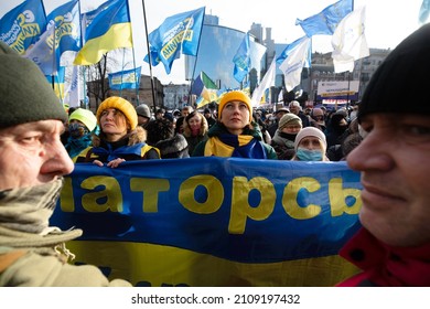 KYIV, UKRAINE - Jan. 19, 2022: The fifth president of Ukraine, Petro Poroshenko, after choosing a measure of restraint in the Pechersk court in a fabricated case of high treason