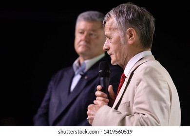 KYIV, UKRAINE - Jun 09, 2019: People's Deputy Of Ukraine Mustafa Dzhemilev During The Meeting Of The European Solidarity Party 