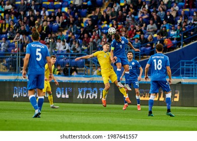 KYIV, UKRAINE - JUNE 07, 2021: Taras Stepanenko (6) The Football Match Ukraine Vs Cyprus 