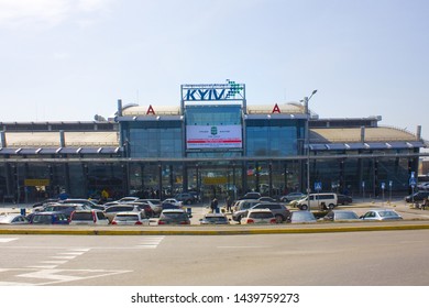 KYIV, UKRAINE - June 6, 2019: Kyiv International Airport Zhuliany