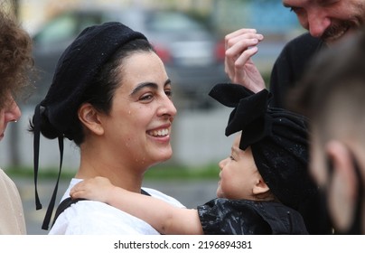 KYIV, UKRAINE - MAY 2, 2021:Easter Holiday Near Vladimir Cathedral.