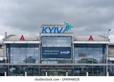 Kyiv, Ukraine - May 29 2021: International Airport (Zhuliany) (IEV) Terminal A