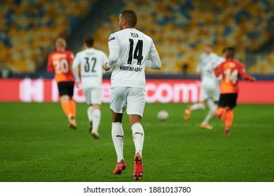 KYIV, UKRAINE - NOVEMBER 3, 2020: Alassane Plea During The Football Match Of Group B Of UEFA Champions League FC Shakhtar Vs Borussia Monchengladbach
