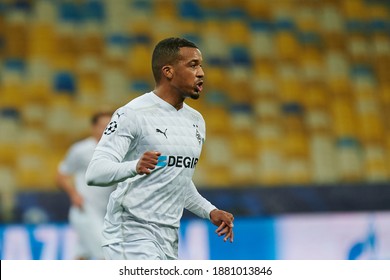 KYIV, UKRAINE - NOVEMBER 3, 2020: Alassane Plea During The Football Match Of Group B Of UEFA Champions League FC Shakhtar Vs Borussia Monchengladbach
