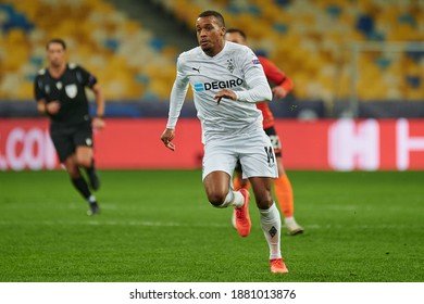 KYIV, UKRAINE - NOVEMBER 3, 2020: Alassane Plea During The Football Match Of Group B Of UEFA Champions League FC Shakhtar Vs Borussia Monchengladbach
