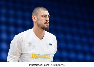 KYIV, UKRAINE - SEPTEMBER 14, 2018: Atlanta Hawks Center Oleksiy Alex Len Beautiful Close-up Portrait.