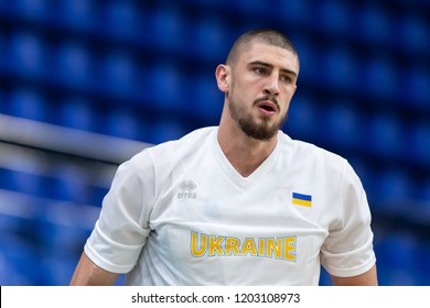 KYIV, UKRAINE - SEPTEMBER 14, 2018: Atlanta Hawks Center Oleksiy Alex Len Beautiful Close-up Portrait.