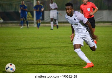 KyiV, UKRAINE - September 2, 2016: Maxwel Cornet In Action During The Qualifying Round UEFA Euro-2017 Between Ukraine U21 Vs France U21, 2 September 2016, Ukraine